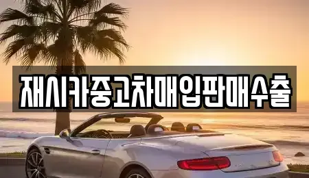 서울특별시 성북구 보문동2가 중고차매입 전문 재시카중고차매입판매수출