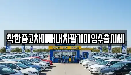 서울특별시 송파구 삼전동 중고차 전문 착한중고차매매내차팔기매입수출시세