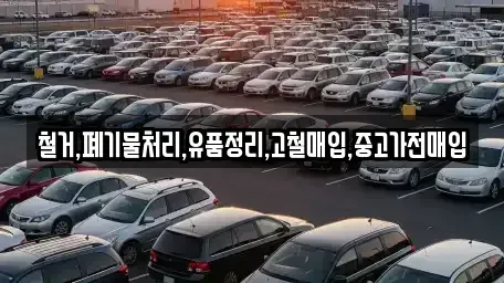 서울특별시 송파구 삼전동 중고차매입 전문 철거,폐기물처리,유품정리,고철매입,중고가전매입