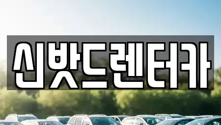 서울특별시 양천구 신정동 렌트카 전문 신밧드렌터카