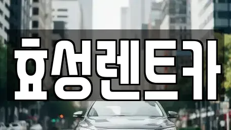 서울특별시 영등포구 문래동5가 렌트카 전문 효성렌트카