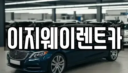서울특별시 용산구 청암동 단기렌트카 전문 이지웨이렌트카