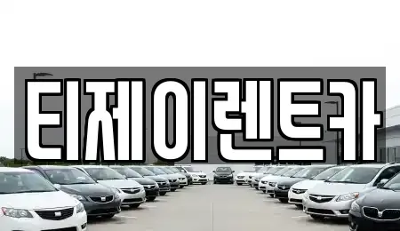 서울특별시 은평구 녹번동 렌트카 전문 티제이렌트카