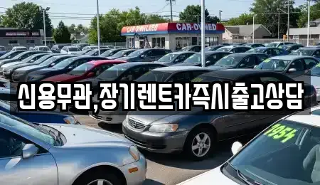 서울특별시 은평구 녹번동 장기렌트카 전문 신용무관,장기렌트카즉시출고상담