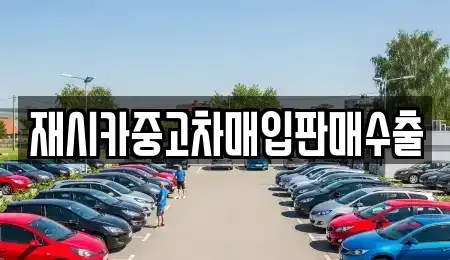 서울특별시 종로구 효제동 중고차매입 전문 재시카중고차매입판매수출