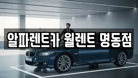 서울특별시 중구 남산동3가 렌트카 전문 알파렌트카 월렌트 명동점