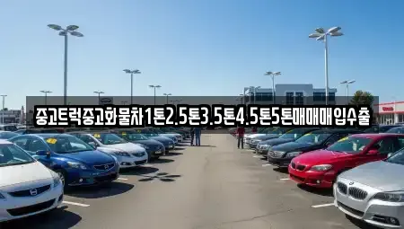 세종 전동면 중고차매매 전문 중고트럭중고화물차1톤2.5톤3.5톤4.5톤5톤매매매입수출