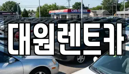 세종특별자치시 나성동 렌트카 전문 대원렌트카