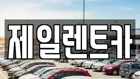 세종특별자치시 나성동 렌트카 전문 제일렌트카