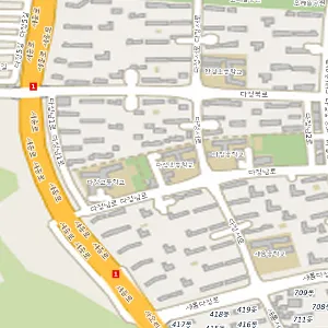 세종특별자치시 다정동 렌트카 세종시가가렌트카 위치