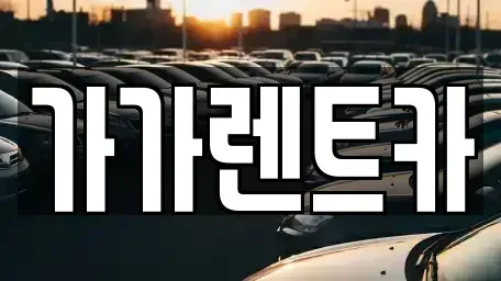 세종특별자치시 다정동 장기렌트카 전문 가가렌트카