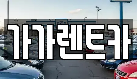 세종특별자치시 아름동 장기렌트카 전문 가가렌트카
