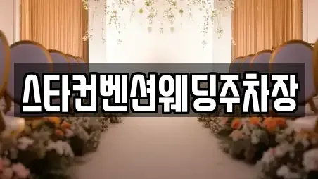 스타컨벤션웨딩주차장