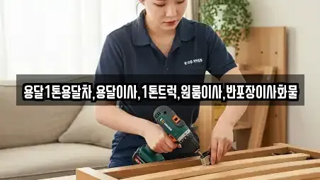 용달1톤용달차,용달이사,1톤트럭,원룸이사,반포장이사화물