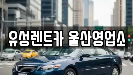 울산 남구 신정동 렌트카 전문 유성렌트카 울산영업소