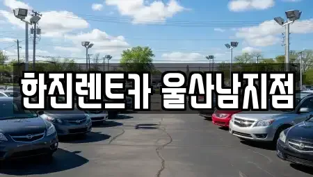 울산광역시 남구 여천동 장기렌트카 전문 한진렌트카 울산남지점