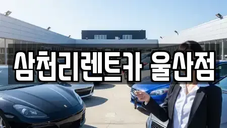 울산광역시 북구 효문동 렌트카 전문 삼천리렌트카 울산점