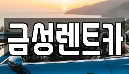 울산광역시 울주군 청량읍 렌트카 전문 금성렌트카