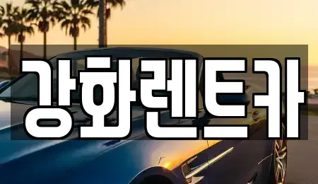 인천 강화군 렌트카 전문 강화렌트카