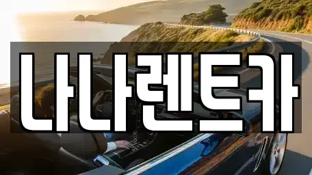 인천 서구 대곡동 렌트카 전문 나나렌트카