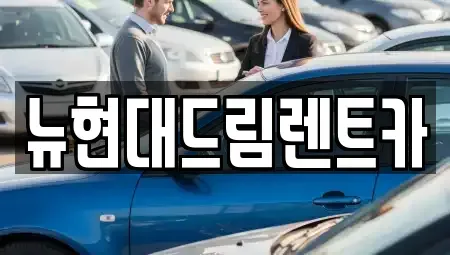 인천 서구 대곡동 렌트카 전문 뉴현대드림렌트카
