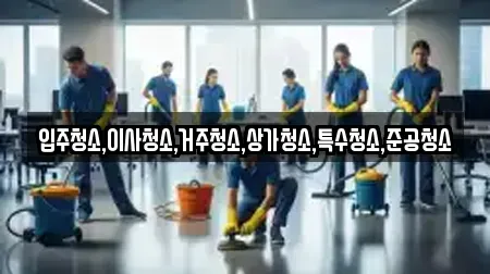 입주청소,이사청소,거주청소,상가청소,특수청소,준공청소
