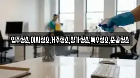 입주청소,이사청소,거주청소,상가청소,특수청소,준공청소