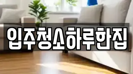 입주청소하루한집