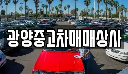 전남 광양시 성황동 중고차 전문 광양중고차매매상사