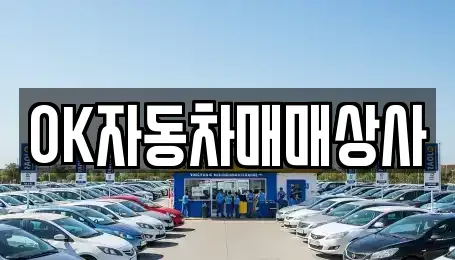 전남 광양시 성황동 중고차매매 전문 OK자동차매매상사