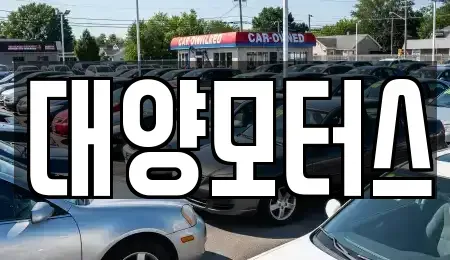 전남 나주시 오량동 중고차 전문 대양모터스