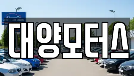 전남 보성군 노동면 중고차 전문 대양모터스