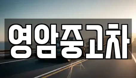 전남 영암군 신북면 중고차매매 전문 영암중고차