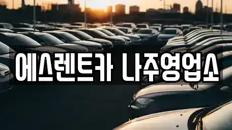 전라남도 나주시 금천면 렌트카 전문 에스렌트카 나주영업소