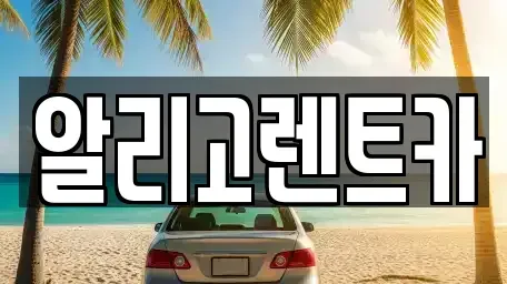 전라남도 담양군 단기렌트카 전문 알리고렌트카