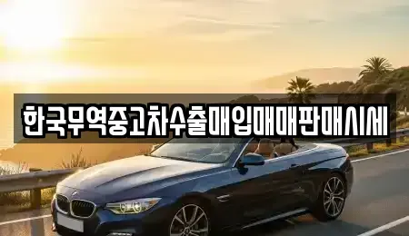 전라남도 목포시 죽교동 중고차매입 전문 한국무역중고차수출매입매매판매시세