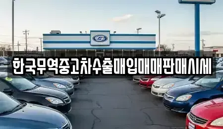 전라남도 순천시 행동 중고차매입 전문 한국무역중고차수출매입매매판매시세