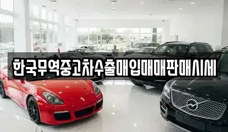 전라남도 신안군 압해읍 중고차 전문 한국무역중고차수출매입매매판매시세