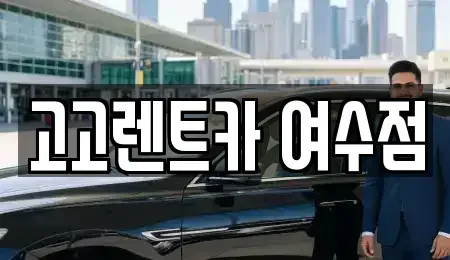 전라남도 여수시 군자동 렌트카 전문 고고렌트카 여수점