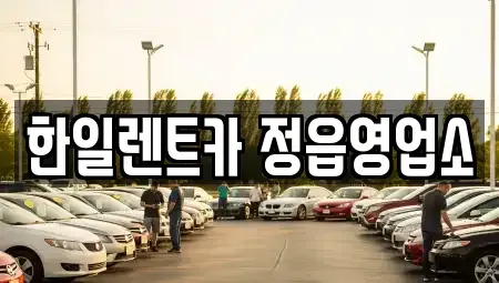 전북 정읍시 렌트카 전문 한일렌트카 정읍영업소