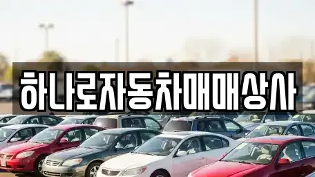 전북 정읍시 중고차 전문 하나로자동차매매상사