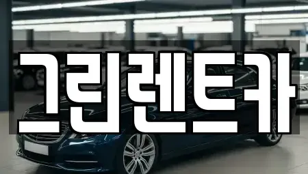 전북특별자치도 군산시 대명동 렌트카 전문 그린렌트카