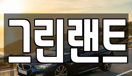 전북특별자치도 완주군 고산면 렌트카 전문 그린랜트