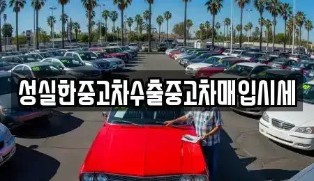 전북특별자치도 익산시 모현동2가 중고차매입 전문 성실한중고차수출중고차매입시세