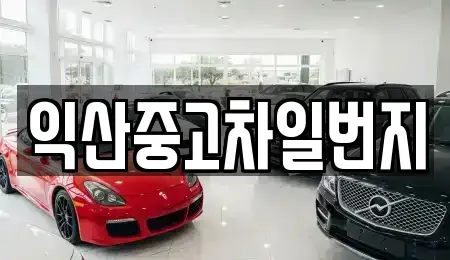 전북특별자치도 익산시 춘포면 중고차매매 전문 익산중고차일번지