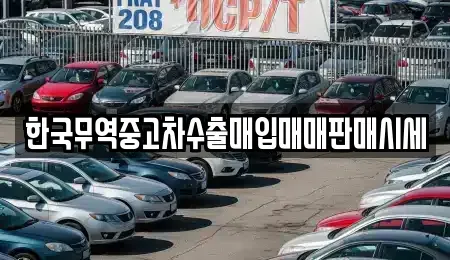 전북특별자치도 익산시 춘포면 중고차매입 전문 한국무역중고차수출매입매매판매시세