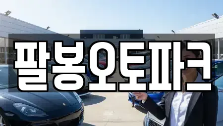 전북특별자치도 익산시 팔봉동 중고차매매 전문 팔봉오토파크