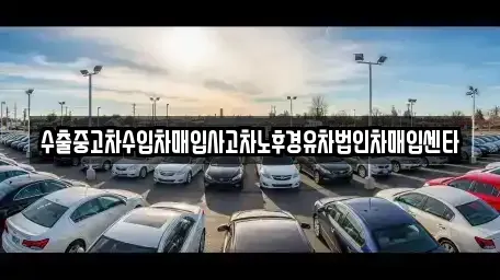 전북특별자치도 장수군 장수읍 중고차 전문 수출중고차수입차매입사고차노후경유차법인차매입센타