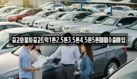전북특별자치도 전주시 덕진구 금상동 중고차 전문 중고화물차중고트럭1톤2.5톤3.5톤4.5톤5톤매매수출매입