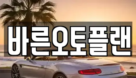 전북특별자치도 전주시 완산구 삼천동3가 렌트카 전문 바른오토플랜